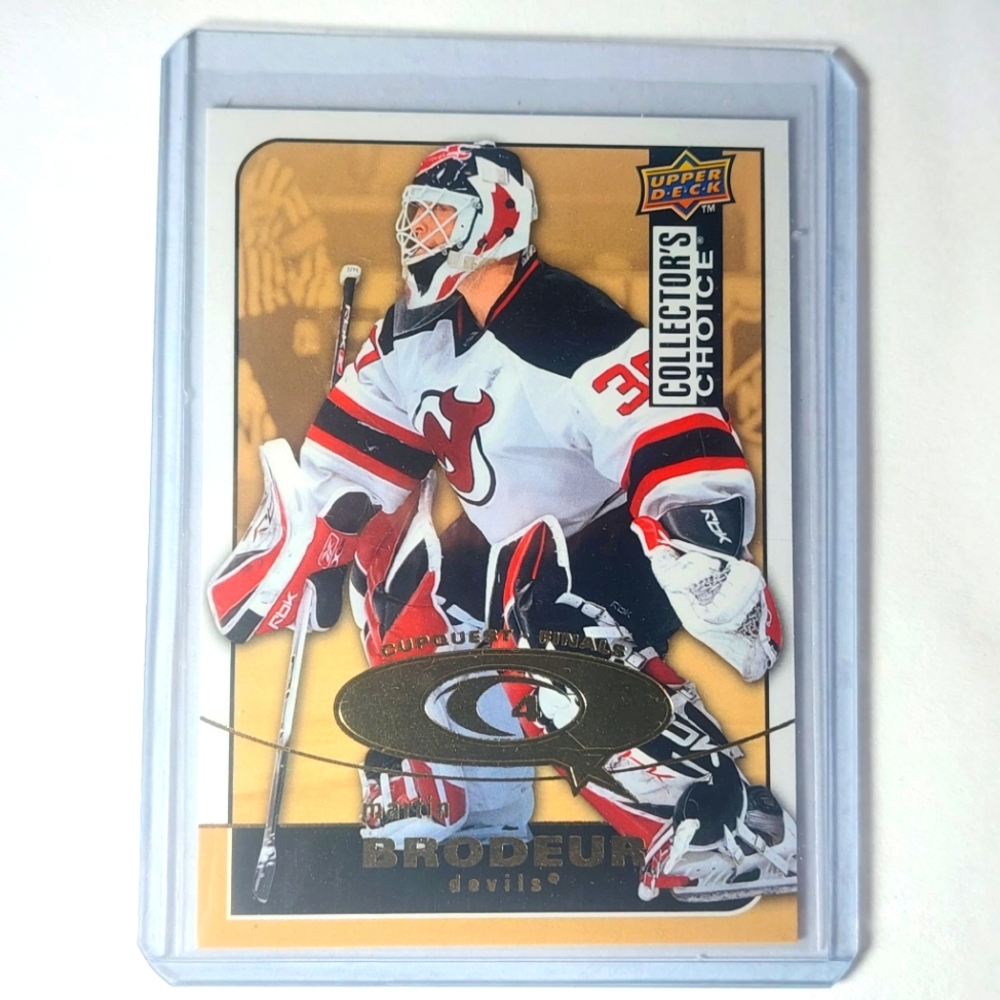 Martin Brodeur HOF Goalie 2008/09 Upper Deck Collectors Choice Cupquest CQ-90
